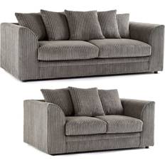 Snugg Milo Jumbo Cord 3 and 2 Seater Sofa