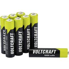 Genopladeligt AAA-batteri NiMH 1000 mAh 1.2 V 8 stk