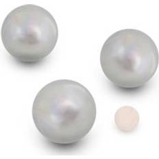 Geologic Set Of Smooth Recreational Petanque Boules 100 Tri-pack Hurricane Blue