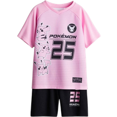 110/116 Övriga sets H&M Fotbollsset 2-delat - Rosa/Pokémon