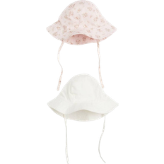 H&M Baby Rosa 2-pack solhatt bomull 50/56 0-2M