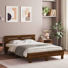 Metro Lane Bruschi Brown Oak 120x200 cm Frame Bed