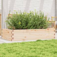 Planter Box Black 23cm H x 110cm W x 60cm D