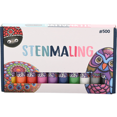 Stenmaling Primære Farver 10x30ml