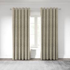 Nalu Nicole Scherzinger Hana Eyelet Room Darkening Curtains 168cm Width x 183cm Drop