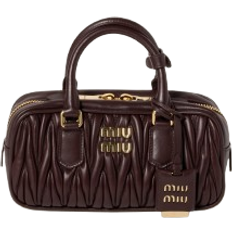 MiuMiu＊Arcadie leather bag スモール レザーバッグ＊送料込 Miu Miu Arcadie Leather Mini-Bag in Black | Lyst