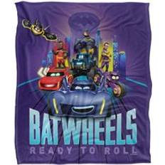 DC Comics Batwheels Bam Coming At You Blanket 152 x 127 cm - Blankets White