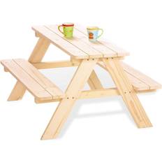 Sandkassebord Sandlegetøj Pinolino Children's Picnic Bench Nicki Natural