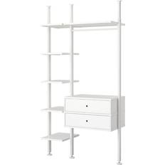 IKEA ELVARLI White Garderob 135x350cm