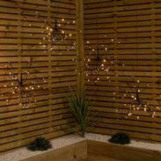 Christmas Tree Lights Samuel Alexander Set of 4 45cm Brown Sparkle Ball with 200 Warm White LEDs Christmas Tree Light