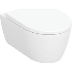 Toiletten Geberit iCon Set Wand-WC mit WC-Sitz, Ri Tiefspüler, geschl. T:53c