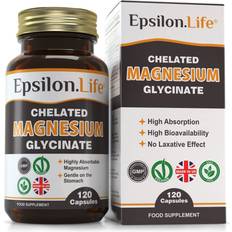 Magnesium Glycinate Chelated 120 Capsules