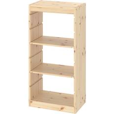 IKEA TROFAST förvaringskombination hyllor, vitbetsad