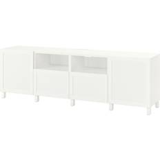 IKEA Bænke IKEA BESTÅ White TV-bord 240x74cm