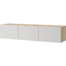IKEA Bænke IKEA BESTÅ White Oak/Light Grey TV-bord 180x38cm