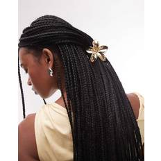 & Other Stories Metal Flower Hair Claw Clip in Gold