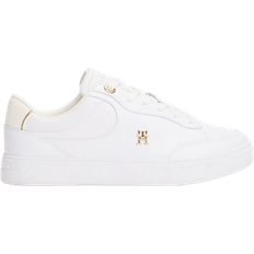 Tommy Hilfiger TH Monogram Leather Sneakers - White