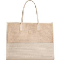 Tommy Hilfiger Handväskor Tommy Hilfiger City Woven Tote Bag - Classic Beige