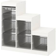 IKEA TROFAST White/Grey Förvaringsskåp 99x94cm