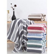Shein 70 x 140 cm Rectangular Fiber Guest Towel Multicolour (75x34cm)