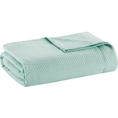 Blankets Madison Park Egyptian Cotton Breathable Cozy Blankets Green (228.6x228.6cm)