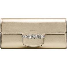 Wallets & Key Holders Jimmy Choo Bing Crystal Metallic Leather Wallet - SG/SIL