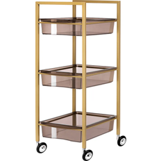 Bord Beautician 93 Gold Rullbord 30x37cm