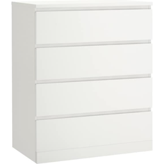 Furniture IKEA Malm White Chest of Drawer 80x100cm