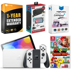Game Consoles Nintendo Switch White Oled Console with Mario vs Donkey Kong