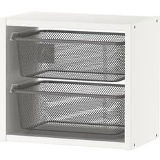 IKEA TROFAST Vit/Mörkgrå Vägghylla 34cm