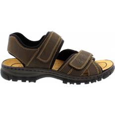 Rieker Man Sandals Rieker sandal sandals high-heeled ankle-strap black 25051