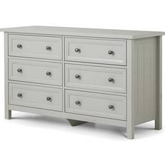 Julian Bowen Maine Dove Grey Chest of Drawer 130x74cm
