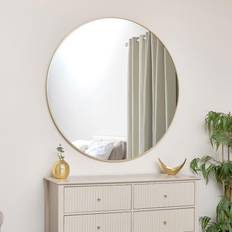 Glass Interior Details Melody Maison ‎MIR1220GLD WB LL Gold Wall Mirror 120cm