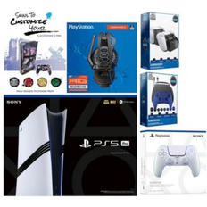 Game Consoles Sony Playstation 5 Pro Bundle with Extra Chroma Pearl