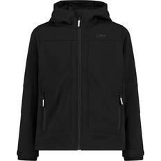 CMP Boy's Softshell Fleece Jacket - Black (3A00094U-901)