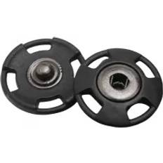 Tryckknappar INF Osynliga Snäppfästen 25 mm 10 st Svart