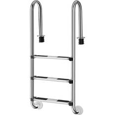 Pool Ladders Dakota Fields Amanjeet 132m 3 Step Steel Ladder 132cm H