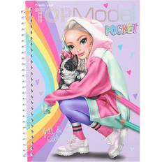 Top Model Kreativitet & Hobby Top Model Jill og Cookie Lommemalebog