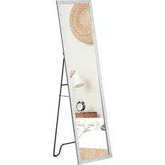 Glass Interior Details Homcom Full Length Silver Floor Mirror 40x147cm