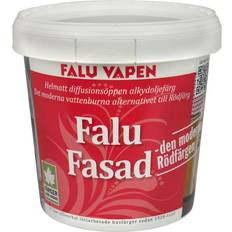 Svart - Utomhusfärger Målarfärg Falu Vapen Fasadfärg 1L Svart Svart