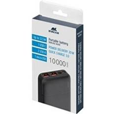 Rivacase Rivapower VA2101 Banque D'alimentation 10000 mAh 37 Wh 22.5 Watt 4.5 A QC 3.0 PD 3.0 SCP 2 x