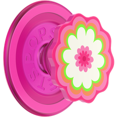 Pink Mobile Device Holders Popsockets Molded Flower Kaleidoscope Pink MagSafe PopGrip