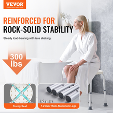 VEVOR Duschstol För Innedusch 136,1 kg