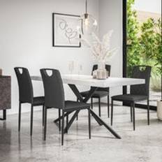 Oaks - White Dining Sets More4Homes Donni Table And Chairs Of 6 Dining Set