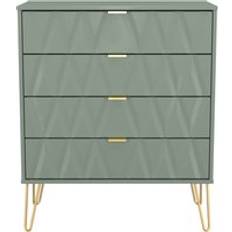 Green Chest of Drawers Ready Assembled 2 U Dallas 4 Green Medium Chest of Drawer