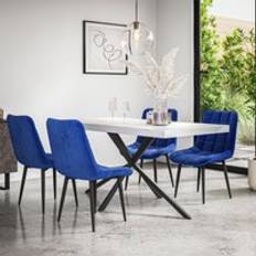 Oaks - White Dining Sets More4Homes Donni Table And Chairs Of 4 Dining Set