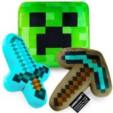 Minecraft Toys Minecraft 3 Pack Cushion Plushie Set One Size
