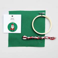 Garne & Handarbeitsbedarf Rico Design Stickpackung Gezählter Kreuzstich Bild Nikolaus Ø 10cm