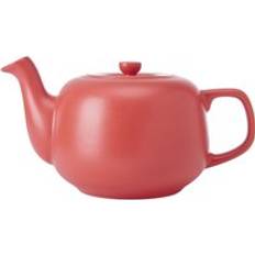 La Cafetière Ceramic Red 1.2 Litres Labelled One Size Teapot