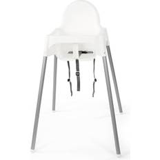 IKEA Kinderhochstuhl Antilop Babystuhl in WEISS mit Sicherheitsgurt